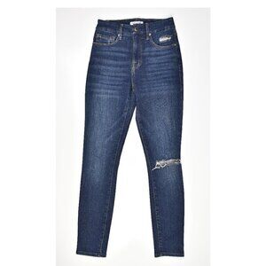 Good American Good Legs Crops Distressed Skinny Jeans 0/25